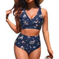 Navy Blue and Flower