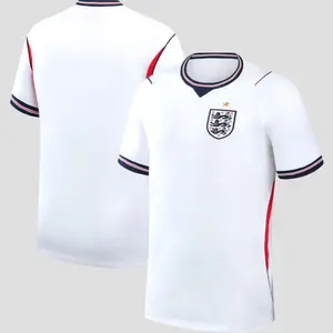 World Cup England 2026 Home Unisex Jersey, National Soccer Team Home Stadium White Jersey  8