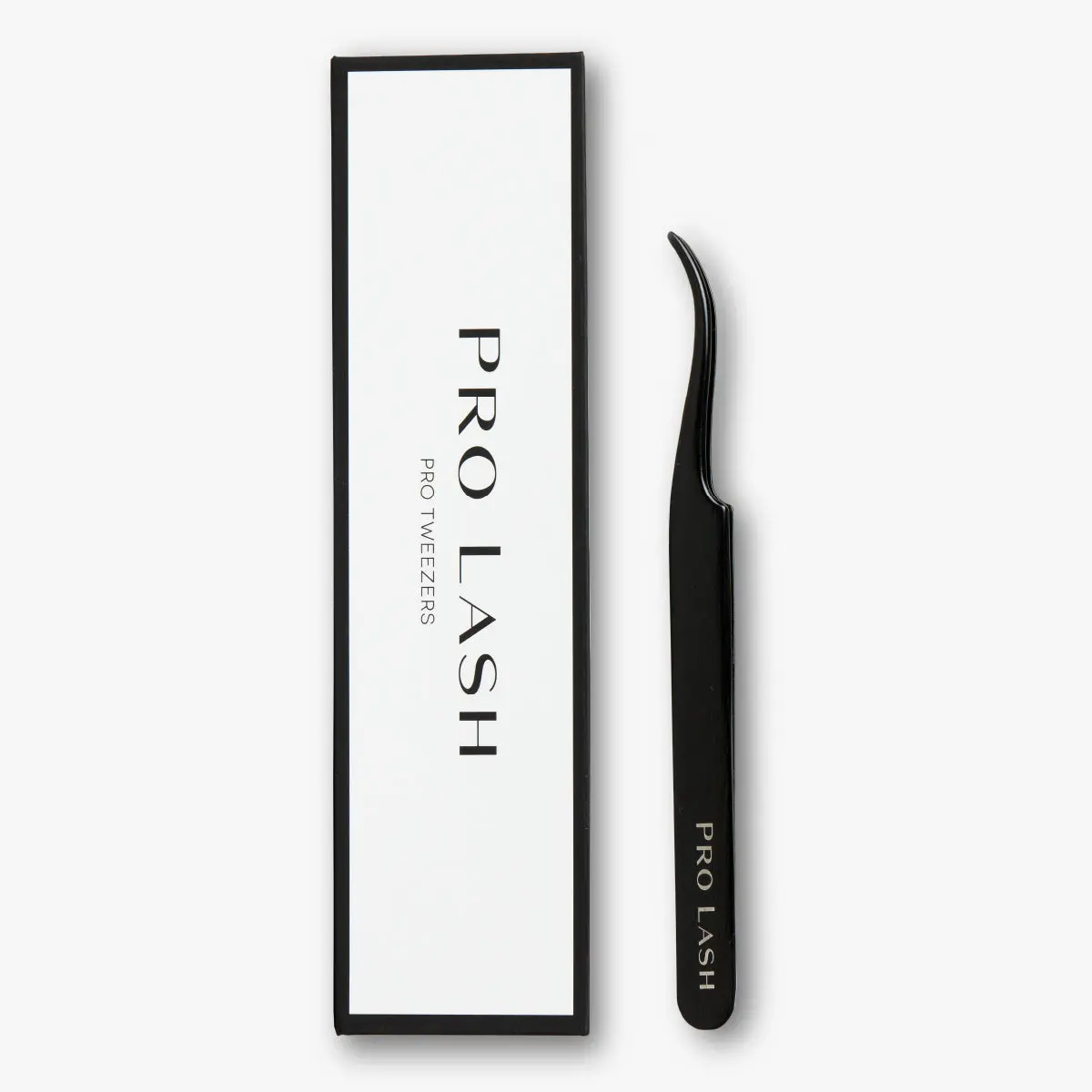 Pro Lash Professional Eyelash Tweezers, Patent Pending Teflon Coated Tool for Quick Release and Precise, Non-Sticky Cosmetic Application
