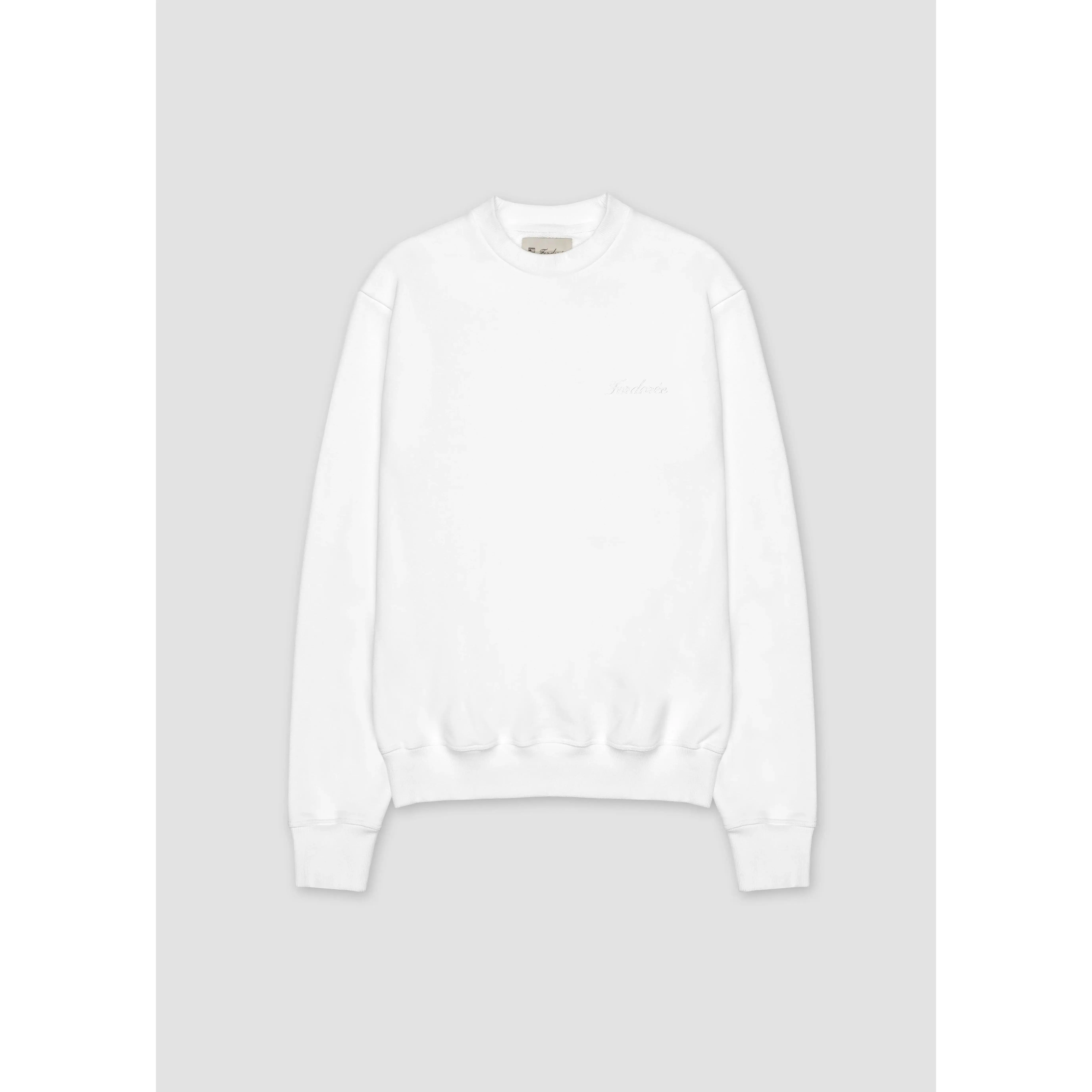 Fordorée Crest Cotton White Sweater