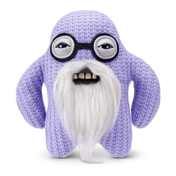 Fuggler Old Fogies 9-Inch Plush Toy (Mr Needles) by ZURU – Funny Ugly Monster Stuffed Animal with Human-Like Teeth, Collectible Plush for Kids, Tweens, Teens, Adults & Weird Toy Lovers