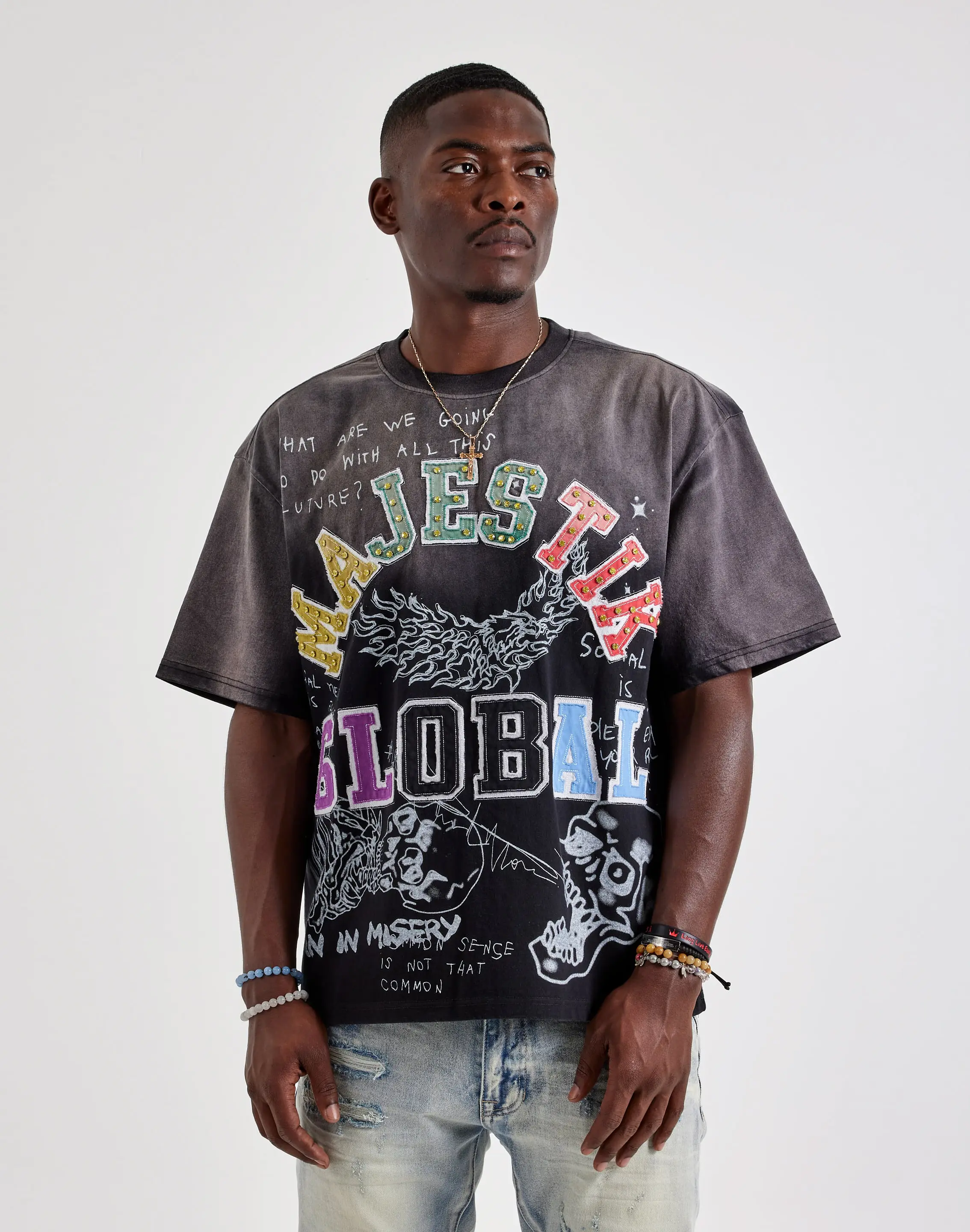 Mens Majestik Born In Tee