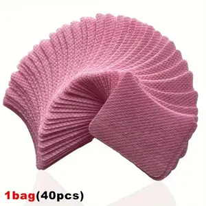 1/3/5 Pack Disposable Eyelash Extension Pads, Non-Waterproof Fabric Adhesive, Permanent Lash Setting and Coloring Tool, No Fragrance