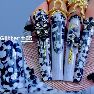 #1... 1oz Glitter Matte #55