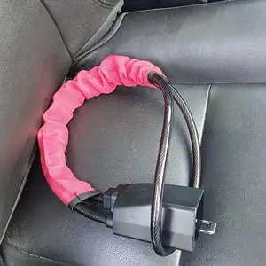 Steering Wheel Lock Seat Belt Lock Universal Anti-Theft Device 3 Keys for Car Security Suitable for Trucks, Cars, SUVs, and Vans