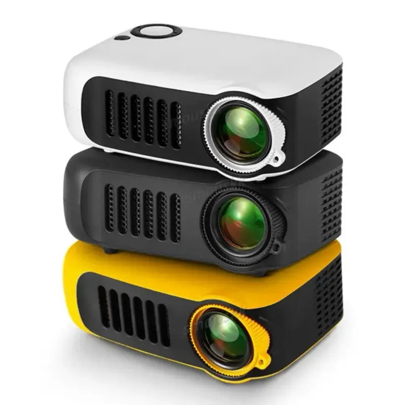 MINI Portable Projector 3DLED - Compact Design with Color Options White Black Yellow for Convenient Viewing