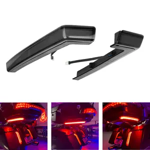 HOGWORKZ® Lumipro™ LED Side Markers for Harley® '14-'25 OEM King Tour Pack - Smoked