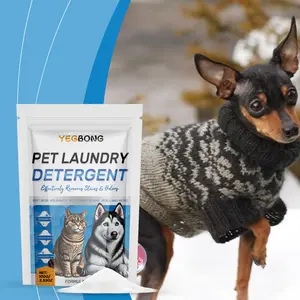 Pet laundry detergent to remove odors, deodorize, and deeply clean stains, pet laundry stain remover powder