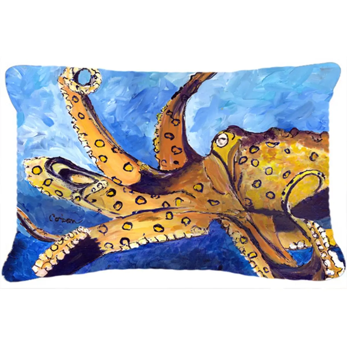 Octopus Indoor & Outdoor Fabric Decorative Pillow