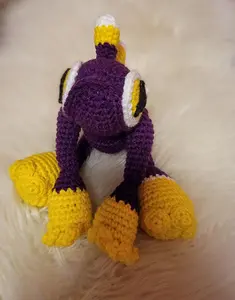 World of Warcraft Inspired Murloc Amigurumi | Custom Team Colors Gamer Plush