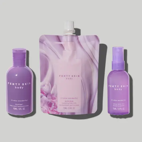Fenty Skin The Driplets Mini Body Wash, Milk + Mist Set