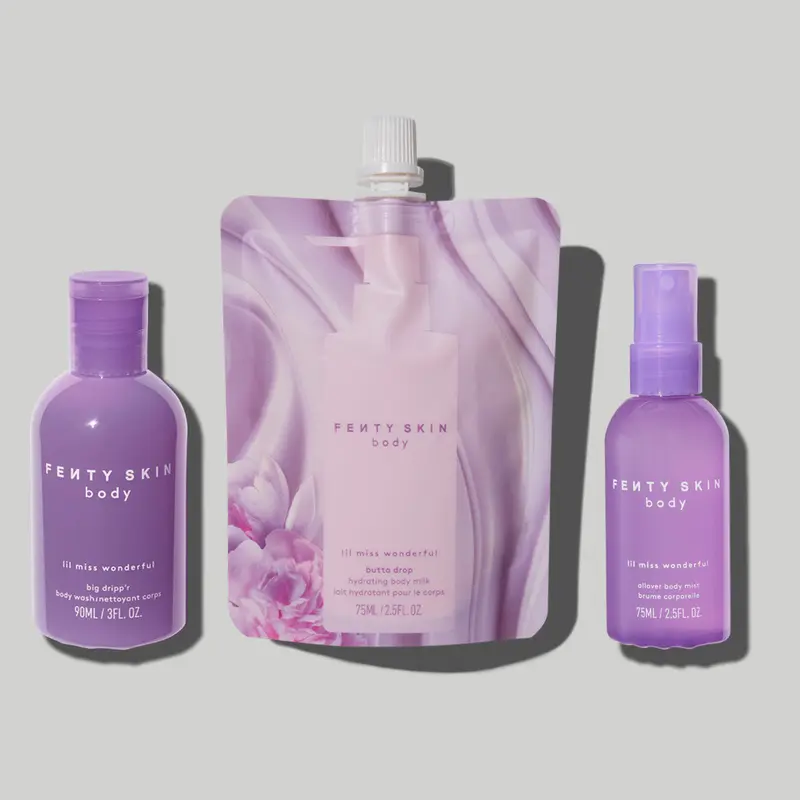 Fenty Skin The Driplets Mini Body Wash, Milk + Mist Set