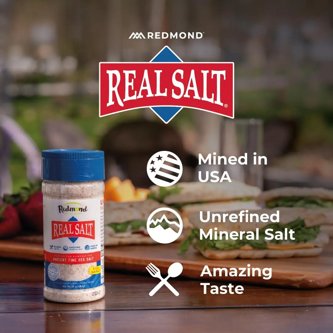 Redmond Real Salt Fine Sea Salt 16 oz Pouch - TikTok Shop