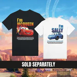 Cars Matching Shirt, L. Mcqueen and Sally Couple T-shirt, Kachow L. Mcqueen, Im Lightning Sally Cars Shirt, Lightning Movie