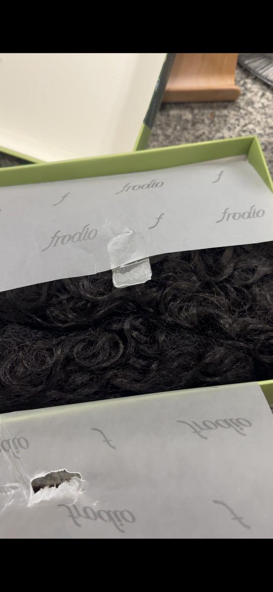 Item: Natural Black, 20, Human hair mixed with premium synthetic fibers
