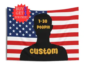 Buy 2 get 1 for FREE! Custom American Flag 27x37', Custom Tapestry , Custom Kpop Flag, Custom Wall Hanging Poster, Kpop poster, Kpop gift Tapestry Flag Home Decor