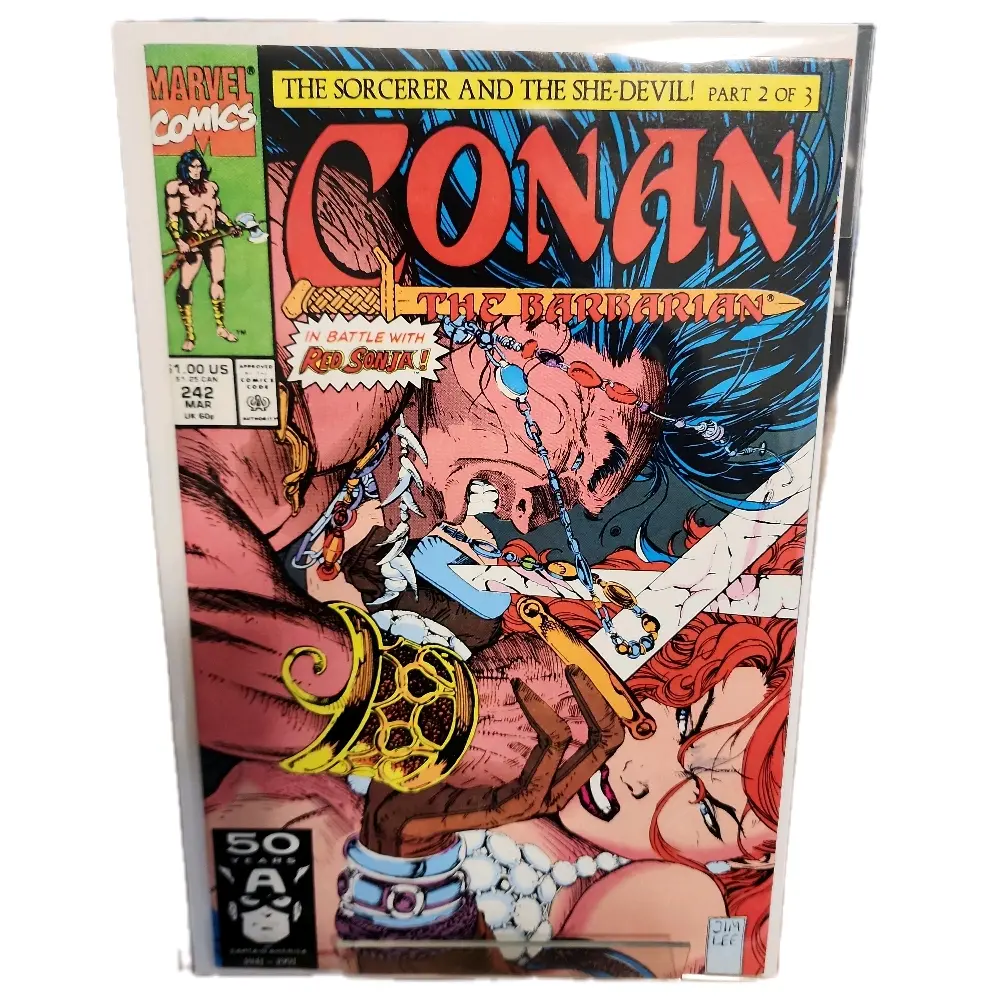 CONAN THE BARBARIAN Issue #242, MARVEL COMICS. Est. 9.0+ Grade