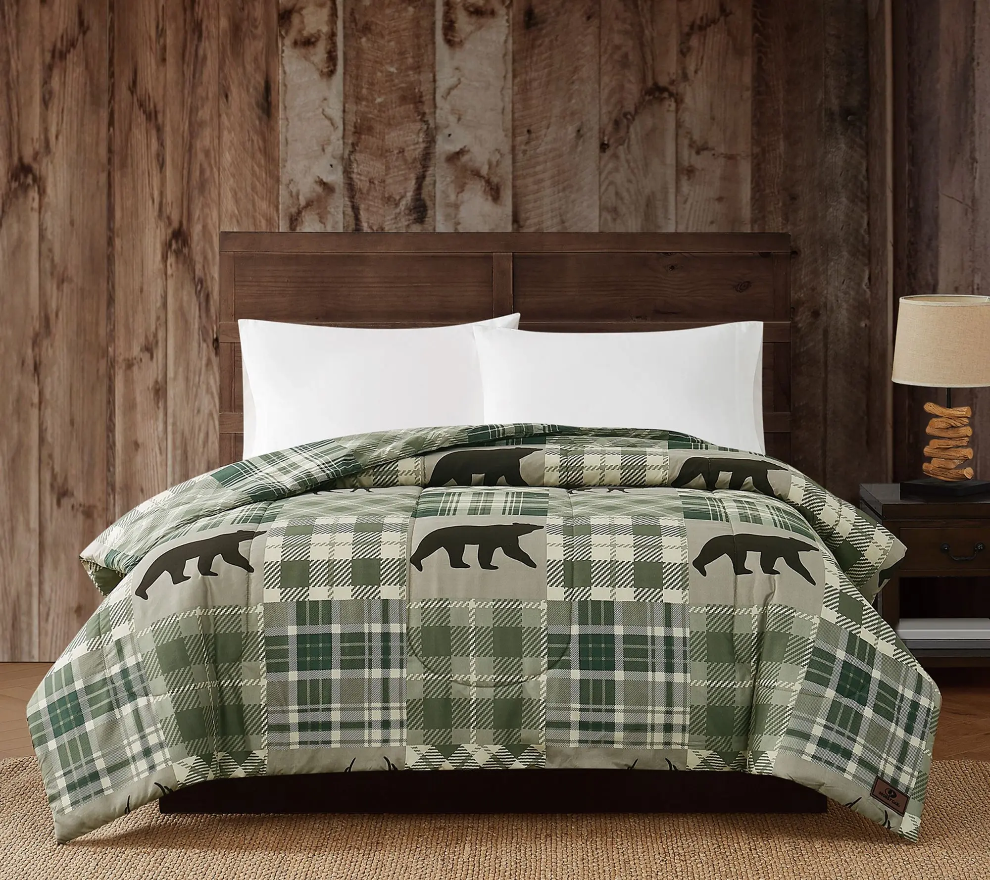 Mossy Oak Bear Patchwork Full/Queen Comforter Mossy Oak Bear Patchwork Full/Queen Comforter