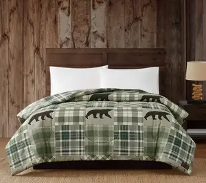 Mossy Oak Bear Patchwork Full/Queen Comforter