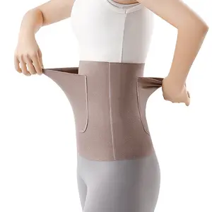 2025 Ready Stock German Velvet Waist Protector with Pockets, Double Pocket Waist Belt, Warm Heating Belly Protector, Stomach Protector for Men and Women, Cold Protection, Postpartum Waist Protector "advanced" "man" "design sense" "woman"