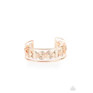 WEAVE An Impression - Copper Cuff Bracelet