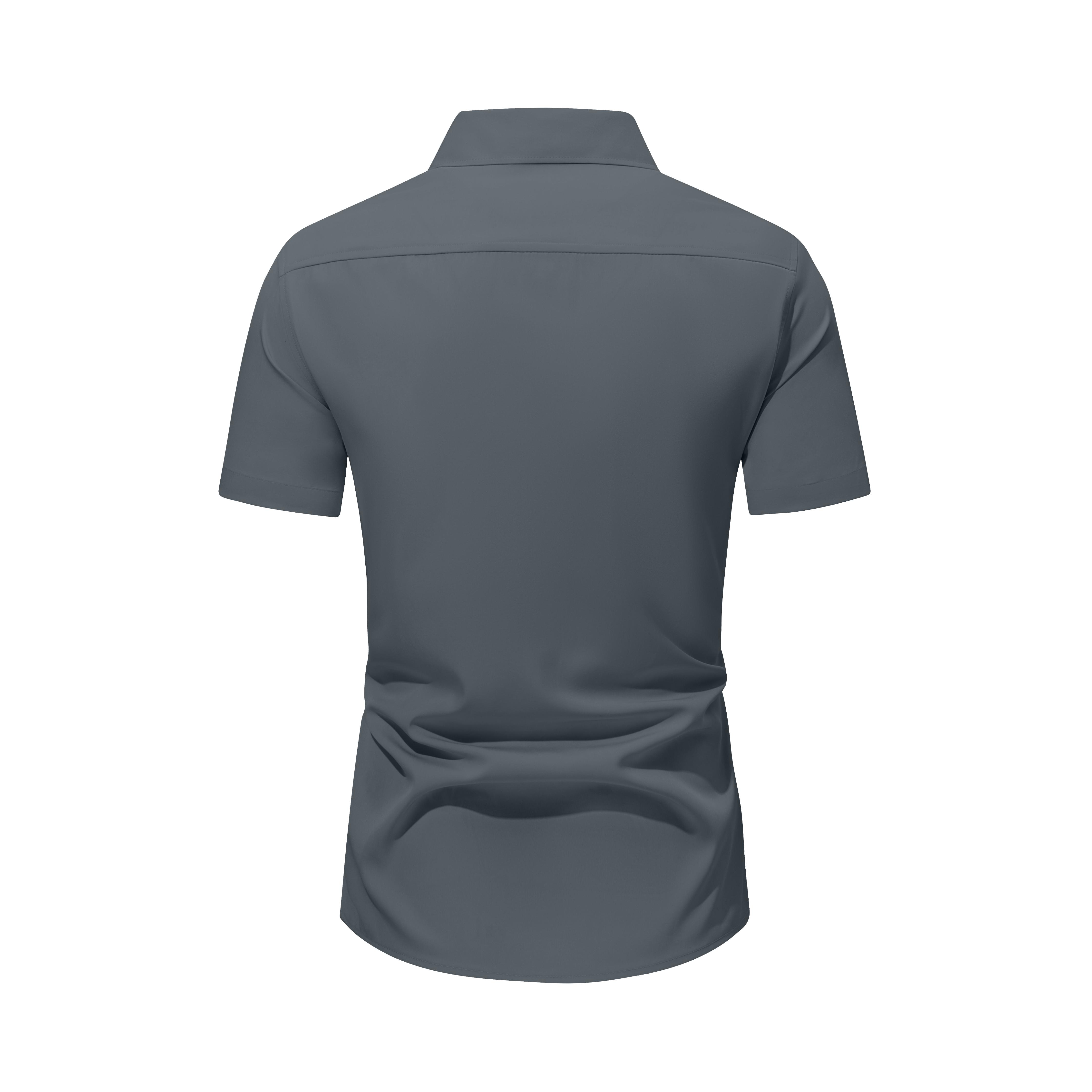 Men’s Short-Sleeve Button-Down Shirt, Wrinkle-Resistant Business Casual Shirt for Work Commuting, Summer Wear, TOKTIK Selected Clothes Shortsleeve Menswear Stylish camisa para hombre summer outfits shirt summer clothes Men’s Short-Sleeve Button-Down Shirt, Wrinkle-Resistant Business Casual Shirt for Work Commuting, Summer Wear, TOKTIK Selected Clothes Shortsleeve Menswear Stylish camisa para hombre summer outfits shirt summer clothes