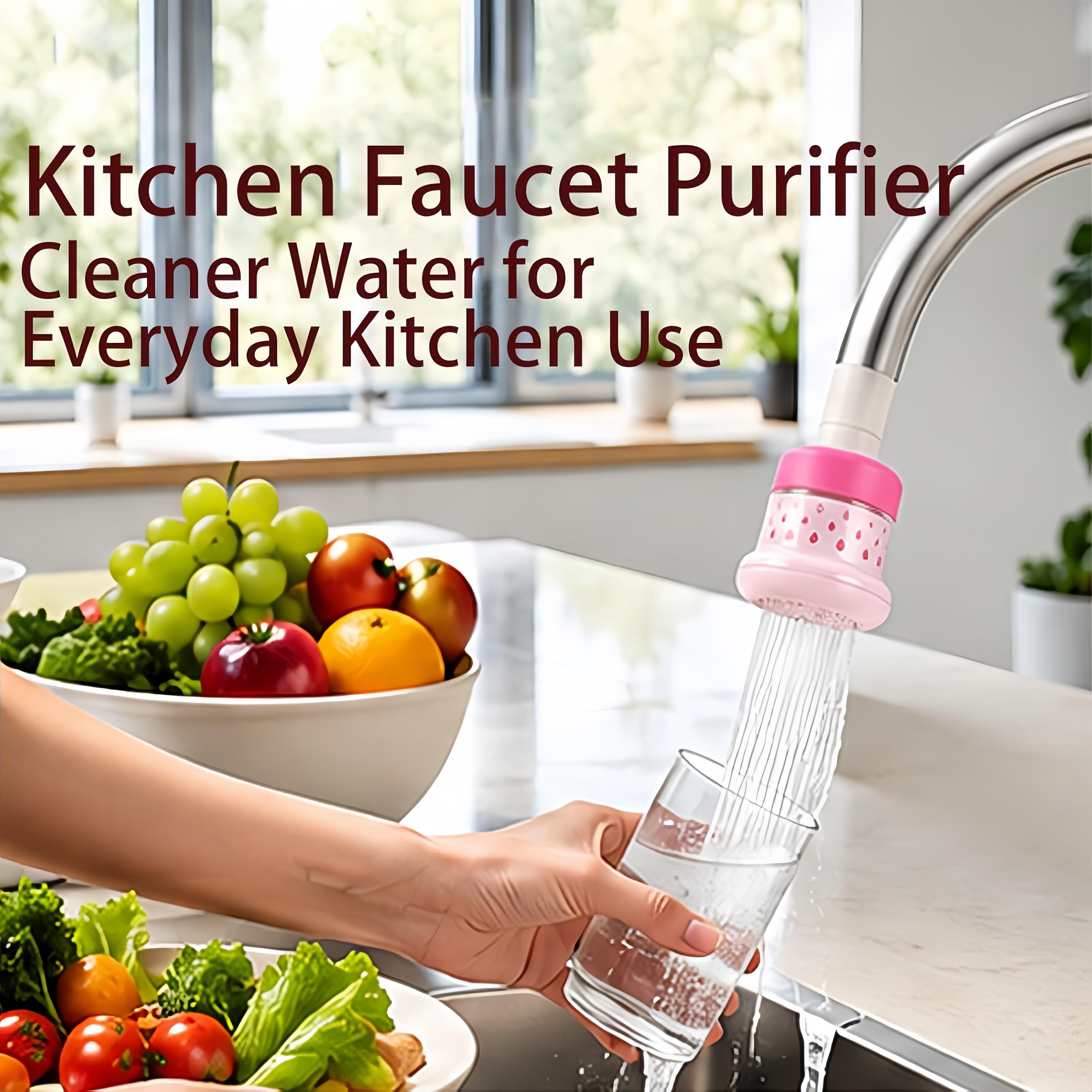 【BUY 1 GET 1 FREE】 Minimalist Fresh Water Tap Filter for Home Use — Multi-Layer Filtration Purifier Tap for Kitchen Vegetable Washing, Splash Guard
