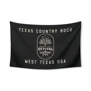 Treaty Oak Revival - No Vacancy Tapestry Funny Tapestries Durable Man Cave Wall Flag for College Dorm Room Decor Outdoor Party Banner Tree Design