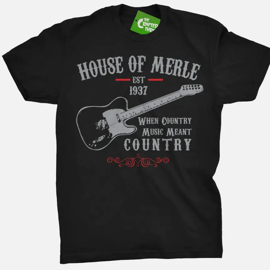 Merle Haggard Shirt House Of Merle Country Music T-shirt mama tried outlaws