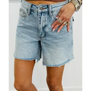 Judy Blue Sweet Summertime Rigid Magic Dad Shorts (Reg. and Plus)