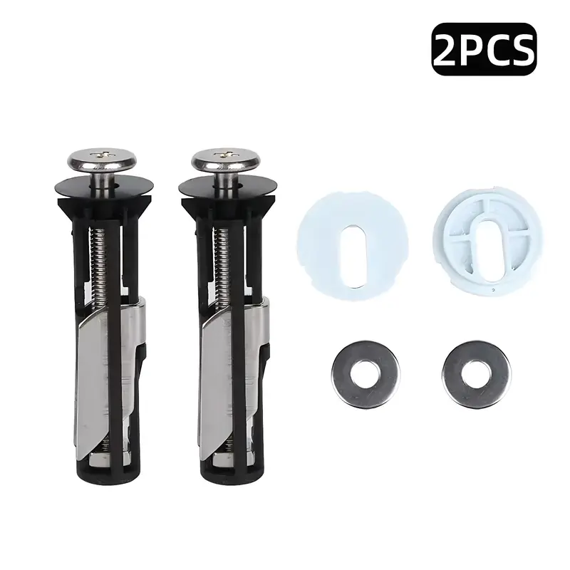 Universal Toilet Seat Bolt Kit Screws Quick Release Easy to Install Toilet Seat Replacement Parts Kit Toilet Cover Maintenance Fixing Accessories Universal Toilet Seat Bolt Kit Screws Quick Release Easy to Install Toilet Seat Replacement Parts Kit Toilet Cover Maintenance Fixing Accessories