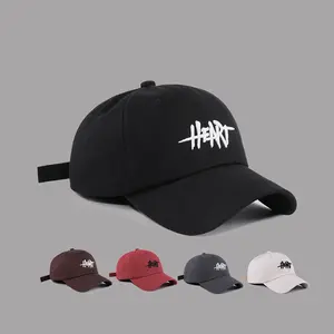 Unisex Korean Style Deep Fit Baseball Cap Trendy Fashion Versatile Dad Hat Casual Outdoor Sun Protection for Spring Summer