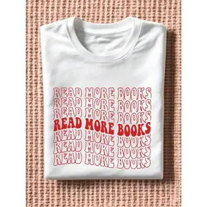 Read More Books T-Shirt, Bookish Librarian Shirt, Book Lover Shirts, Funny Reading Short Sleeve, Bookworm Shirt, Librarian Gifts T-Shirt.