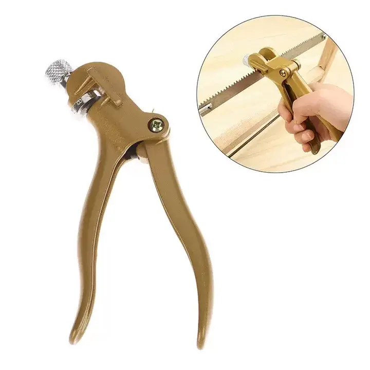 Bandsaw Tooth Setter,Universal Saw Sharpener Set Pliers + The 7.1 inch Saw Set Pliers, Zinc Alloy & Copper Tool Pliers Woodwork Hand Tools Sawset Puller for Woodworking Blades