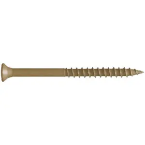 212 MAIN FastenMaster FMGD212-1750 2.5 in. Gold Wood Deck Screw, 1750-Pack Work Tools Hardware