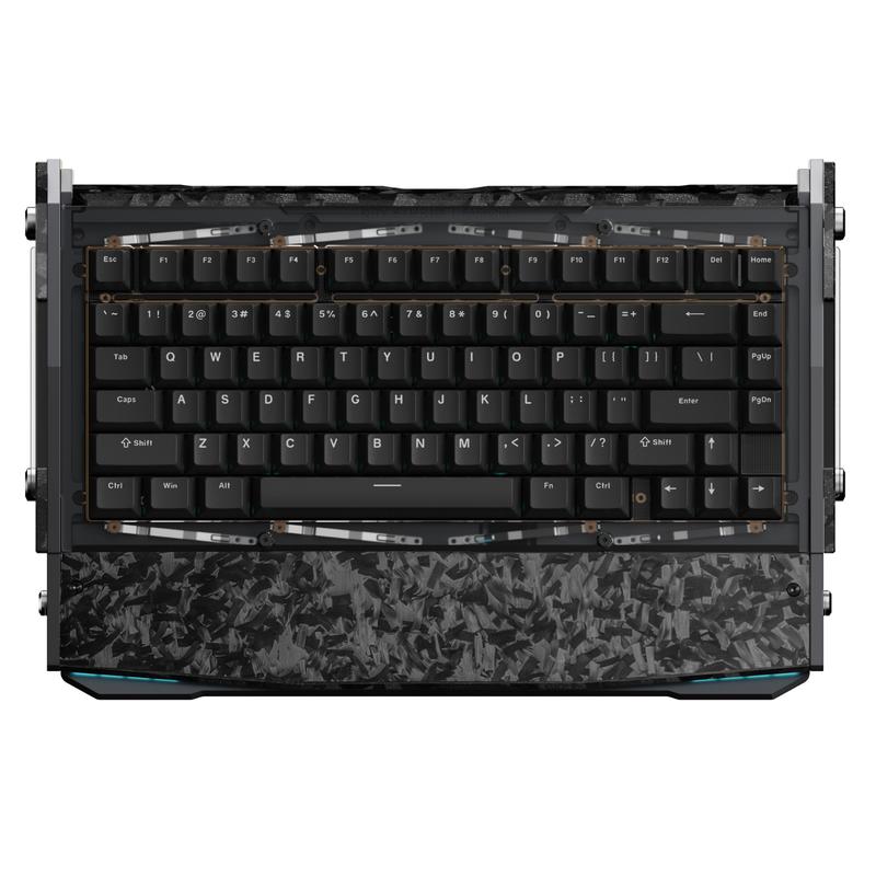 Black Diamond 75 V2 Mechanical Gaming Keyboard, 2.4G Wireless Low Latency, Leaf Spring Mount, Superb Typing Flex & Comfort, Custom RGB