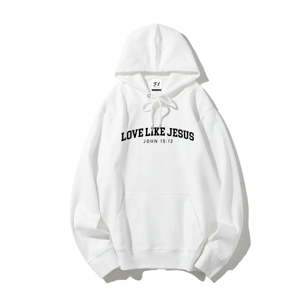 Love Like Jesus Hoodie Unisex Christian Faith Graphic Pullover Cozy Casual Wear
