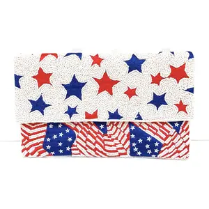 USA Beaded Clutch Purse