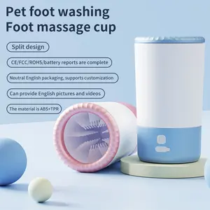 Electric Pet Paw Cleaner Cup – Waterproof, USB Rechargeable, for Dogs & Cats