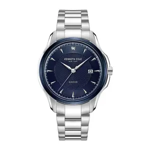 Kenneth Cole New York Men's Blue Dial Diamond A ccent Watch