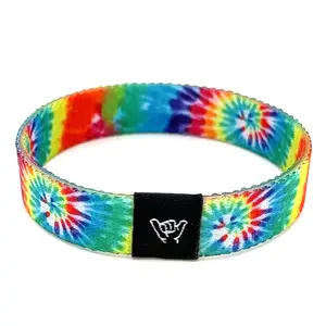 Psychedelic Tie Dye Wristband Bracelet