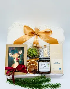 Cozy   Gift Box, Happy Hygge Gift Box, Prayer box, Air Plant Hot Chocolate, Christmas Nativity prayer Gift Box
