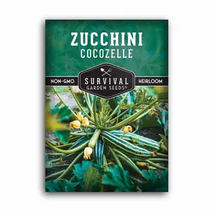 Cocozelle Zucchini Seeds - Italian Summer Squash