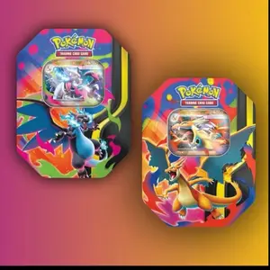 Pokémon Mega Charizard Ex Tins *LIVE RIP*