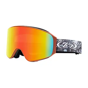 Revo Coating Ski Goggles with Anti-Fog Lens and UV Protection Adjustable Strap OTG Snowboarding Glasses for Men Women Youth，#BlackFridayDeals #CyberMondaySale