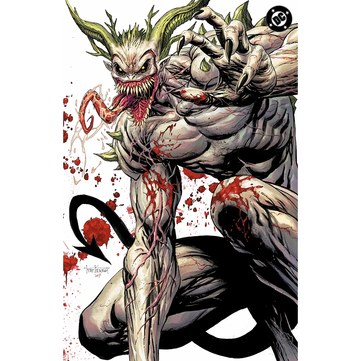 ABSOLUTE BATMAN #22 TYLER KIRKHAM EXCLUSIVE JOKER BATTLE DAMAGED VIRGIN VAR (07/08/2026)
