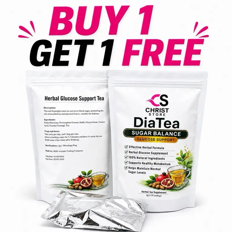 DiaTea support & reduced sugar wellness_ Herbal tea 100% natural  ingredients & balance Glucose
