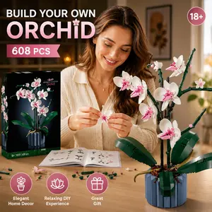 Orchid Building Blocks Set 10311, Collector Set, Model Set, Ever-Lasting Plant Architecture Kit, Perfect Gift for Plant Lovers, Ideal Home and Desk Decor