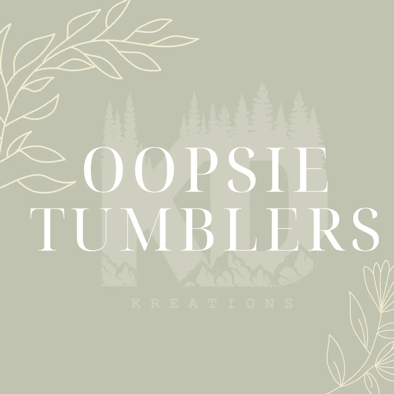 Oopsie | Flawed | Imperfection Tumbers&Glass Cups Bamboo Bottle