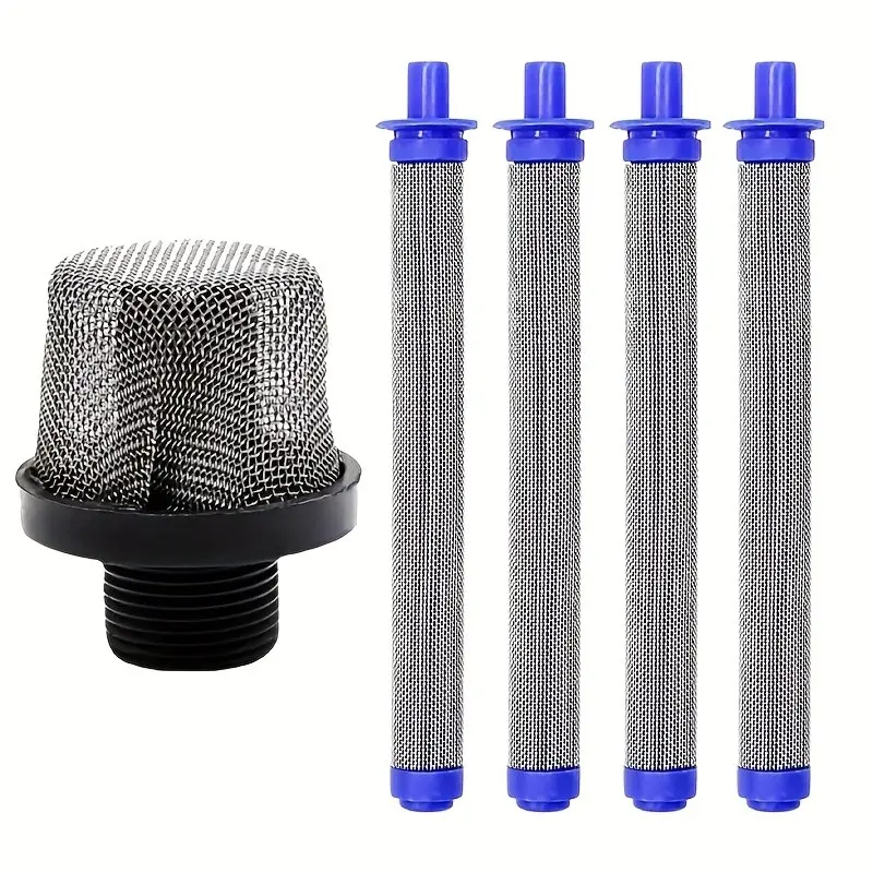 288716 Inlet Suction Strainer and 288749 Airless Spray Gun Filter Combination Fit for Airless Paint Spray Gun Paint Spraying Tool Paint Sprayer Accessories